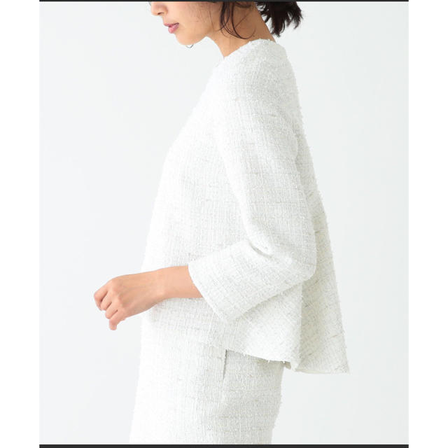 Demi-Luxe BEAMS - Demi-Luxe BEAMS / ミックスツイード プルオーバー