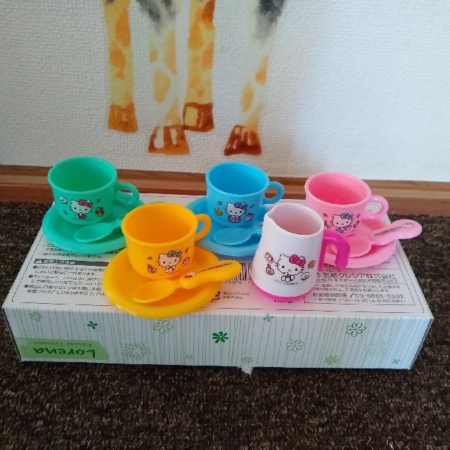 ハローキティ - おままごと キティちゃん ティーカップ ソーサー