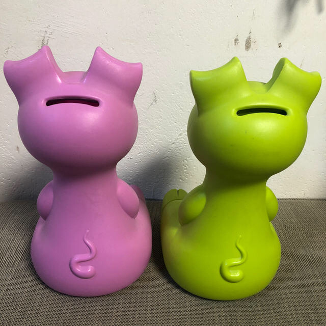 IKEA - IKEA ブタさん貯金箱 ピンク・グリーンの通販 by m.c.2019