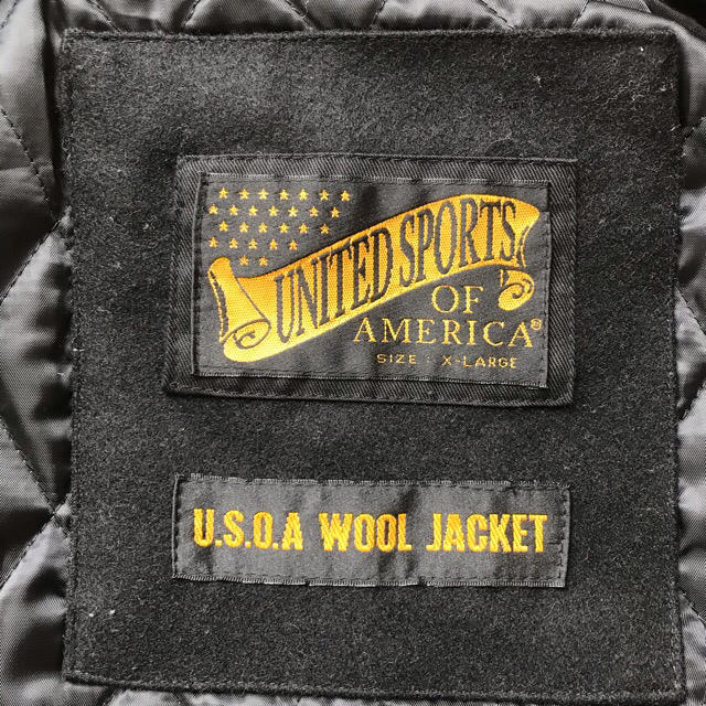 本革使用スタジアムジャケットUNITED SPORTS OF AMERICAの通販 by