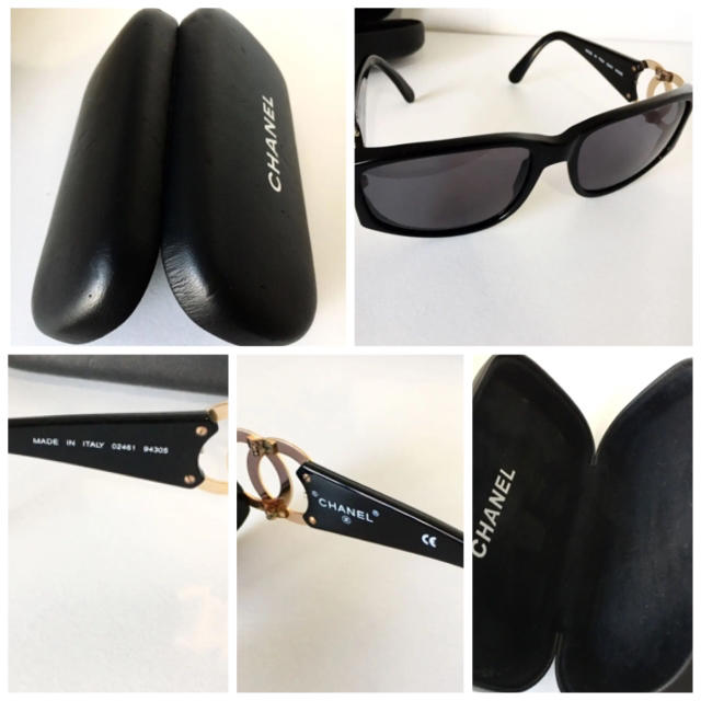 CHANEL - 【CHANEL】サイドココマーク ロゴ サングラス ケース付きの