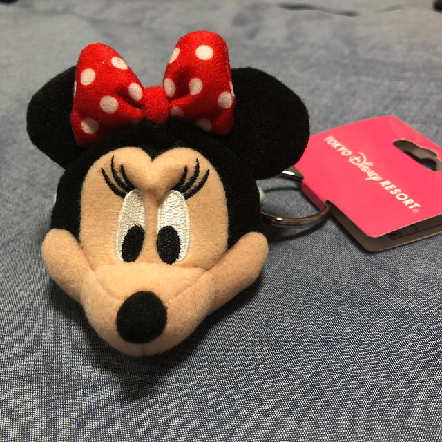 ミニーマウス - ディズニーリゾート ファンキャップ キーチェーン
