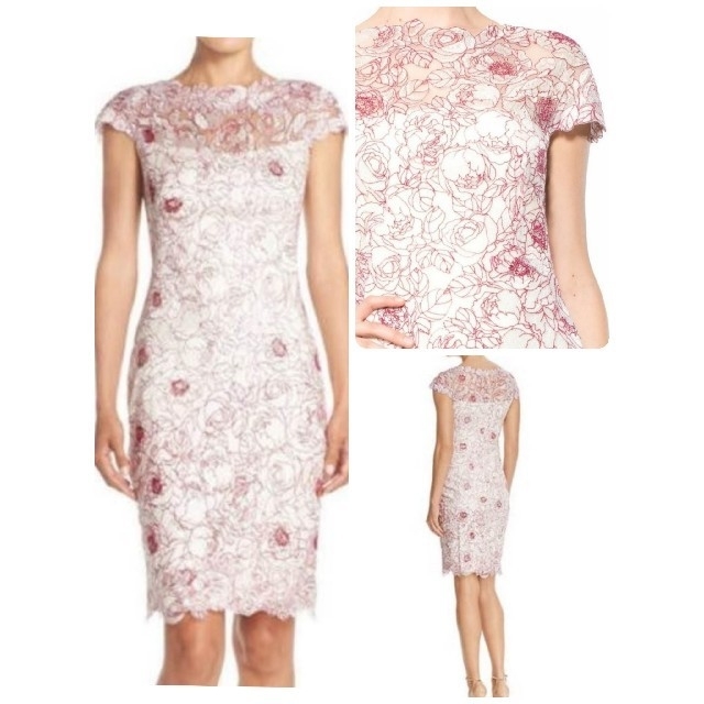 TADASHI SHOJI - タダシショージ Tadashi Shoji＊ローズ刺繍レース