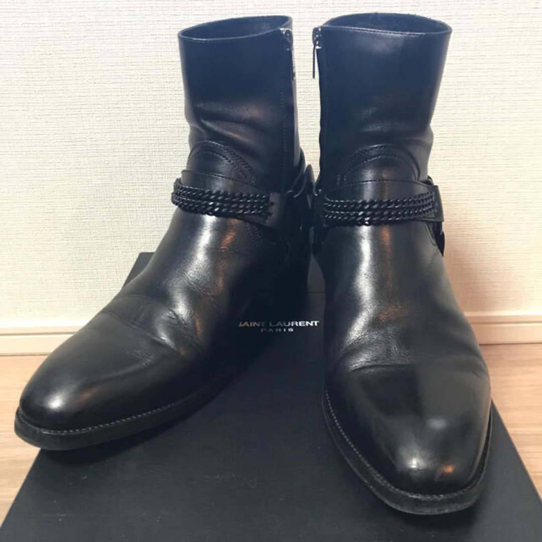 SAINT LAURENT - Saint laurent paris 16AW チェーン付きハーネス