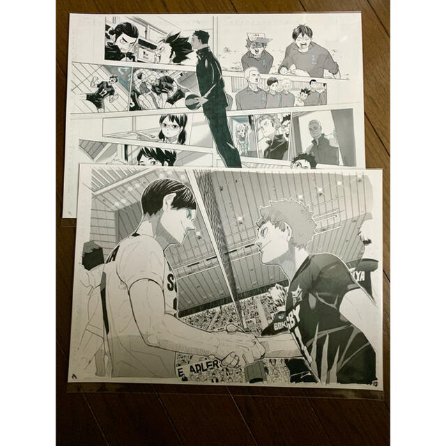 ハイキュー展 複製原稿2枚セット ＋おまけの通販 by まる's shop｜ラクマ