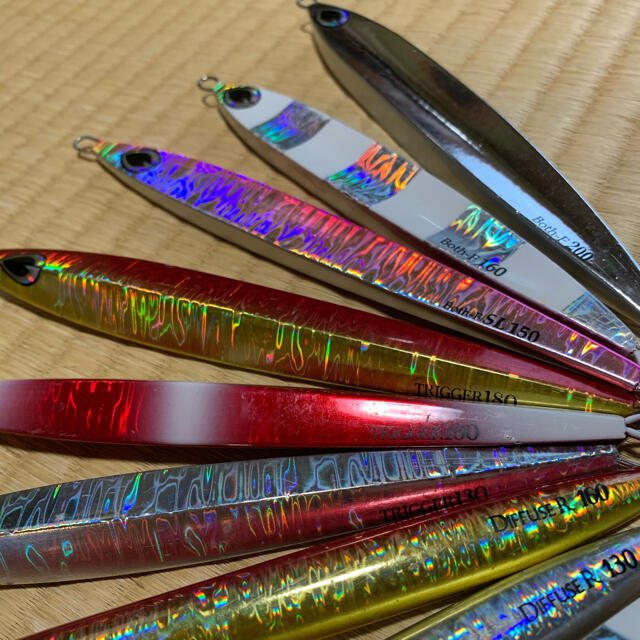 beat メタルジグ ウロコジグ 9本セットケースフック付き beat