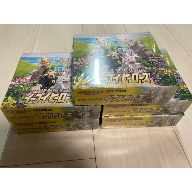 イーブイヒーローズ 5ボックスセット 新品未開封シュリンク付きの通販