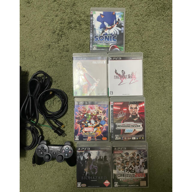 PlayStation3 - PS3 ソフト7本付き 動作確認済みの通販 by 出品