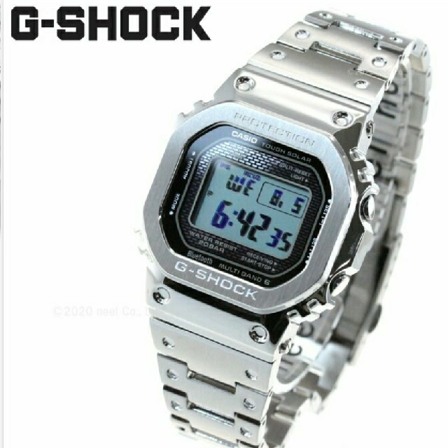 G-SHOCK - G-SHOCK フルメタル シルバー 木村拓哉 GMW-B5000D-1JFの