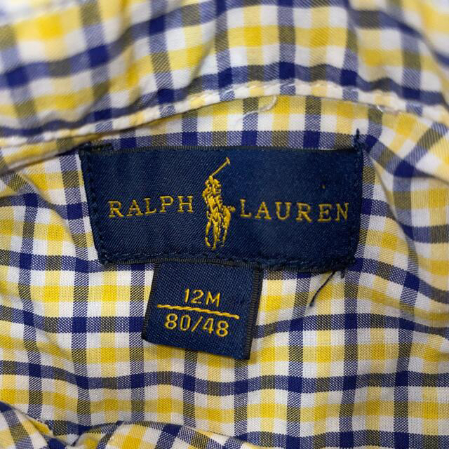 POLO RALPH LAUREN - ポロ ラルフローレン チェック シャツ 80 12M