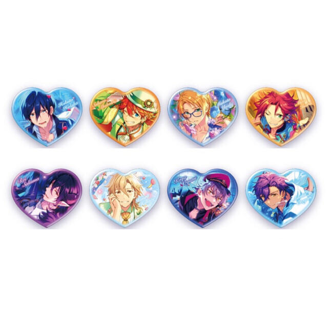 あんスタ 英智 ホワイトデー ハート缶 ホワイトデー ハート缶バッジ