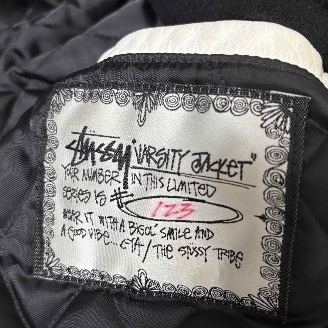 STUSSY - 【世界1000着限定】stussy varsity jacket 2003の通販 by T