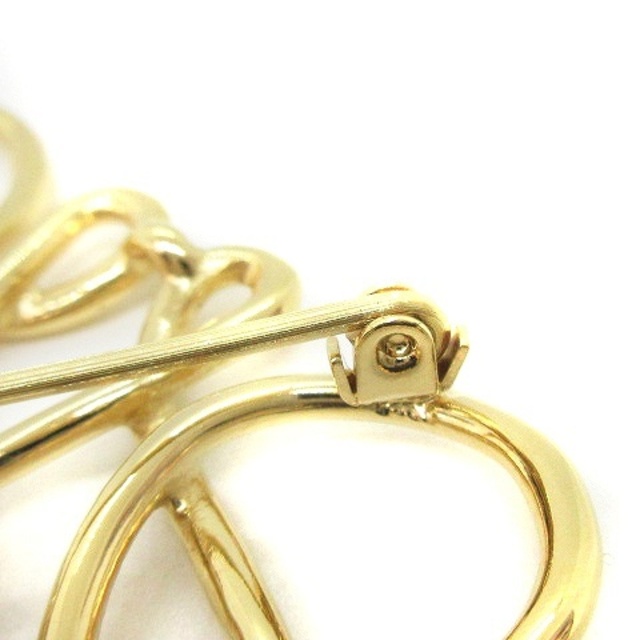 LOEWE - ロエベ アナグラム ブローチ メタル ピン ゴールド色 111.25