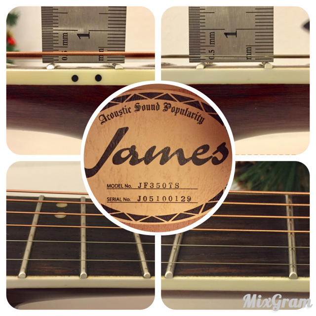 James - ①送料込み James JF350TS トップ単板❗️新品同様‼️の通販