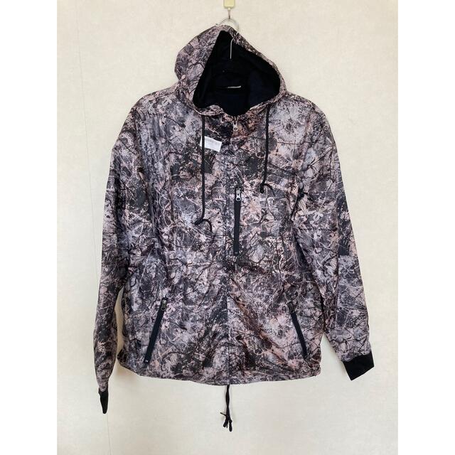 ストーンローゼズ ナイロンジャケット パーカー 白黒 イアンブラウン M