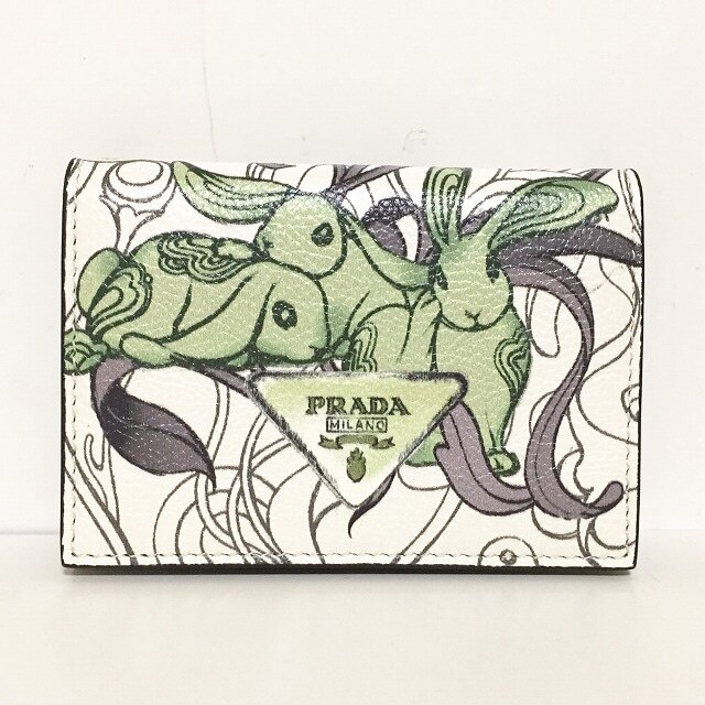 PRADA - プラダ 名刺入れ - 1MC122 ウサギ柄 レザーの通販 by ブラン