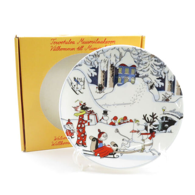 ARABIA - アラビア ムーミン ニュークリスマス 飾り皿 ウォール