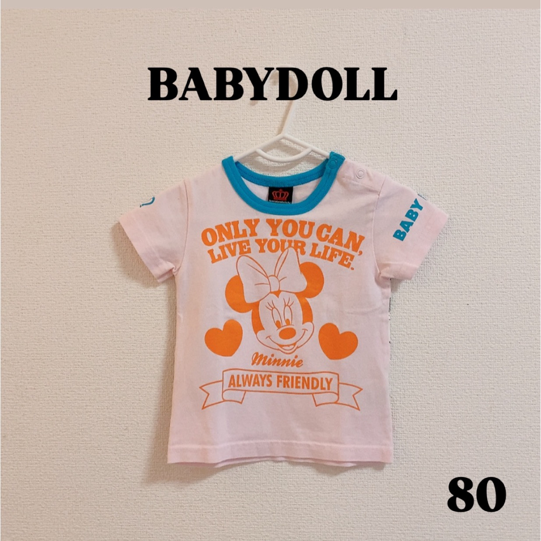 Disney - ベビードール ミッキー＆ミニー ディズニー 半袖Tシャツ