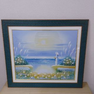 yumi 開運 風水 油彩画 少女と海の通販 by kayo-pe's shop｜ラクマ