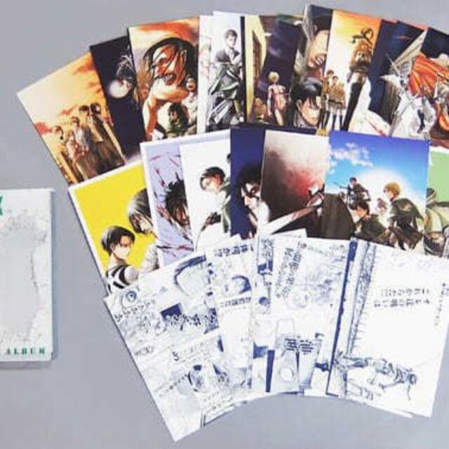 進撃の巨人 19巻 限定版 同梱特典 ポストカード52枚組＆クリアアルバム