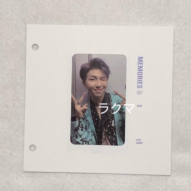 ⭐️ BTS Memories 2018 BluRay トレカ RM ナムジュン BTS Memories
