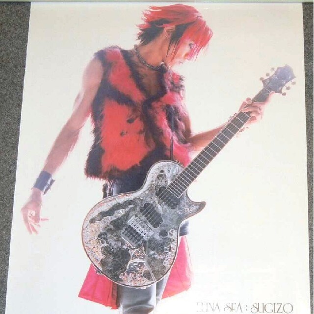 SUGIZO非売品ESPポスター白×ピンクLUNA SEAルナシーX JAPANの通販 by