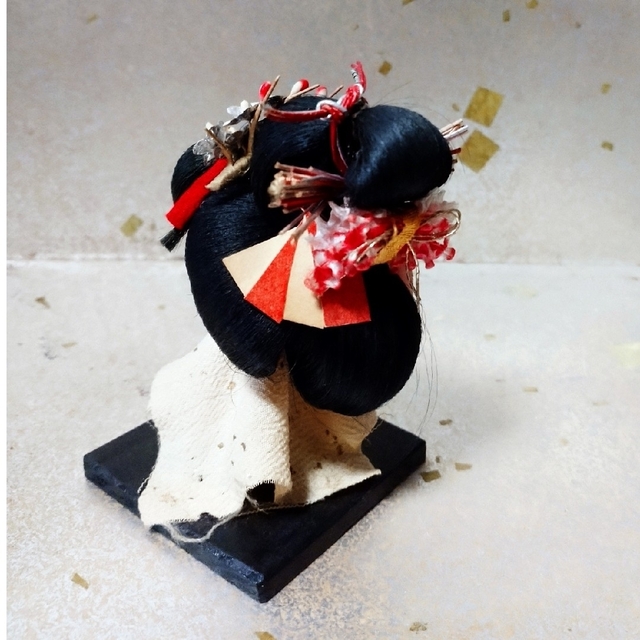 ミニチュア日本髪 和人形 日本髪かつらの通販 by E-chan's shop｜ラクマ