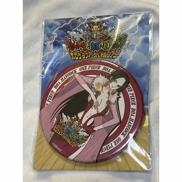 ワンピース ホログラフィックバトルシアター 限定 缶バッジ ハンコック