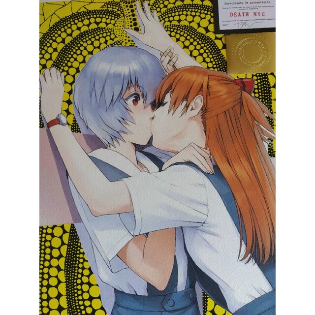額付き】DEATH NYC 正規品 アスカ&レイ エヴァンゲリオンの通販 by