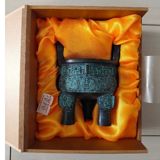 中国青銅器 仿克鼎 1/10サイズレプリカ アンティークの通販 by