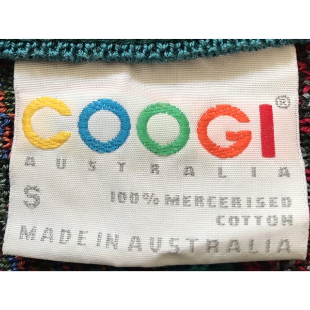 COOGI - 異次元のデザイン 芸術 美しい花柄 植物柄 90's COOGI ニット