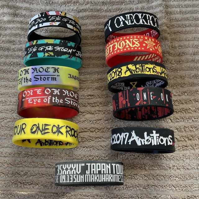 ONE OK ROCK - ONE OK ROCK ラバーバンド 13個セット 写真2枚目ありの