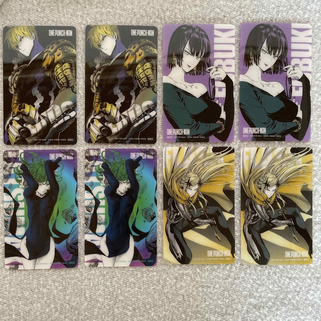 ワンパンマン 集英社 28巻 特典 クリアカード 4種 × 2の通販 by