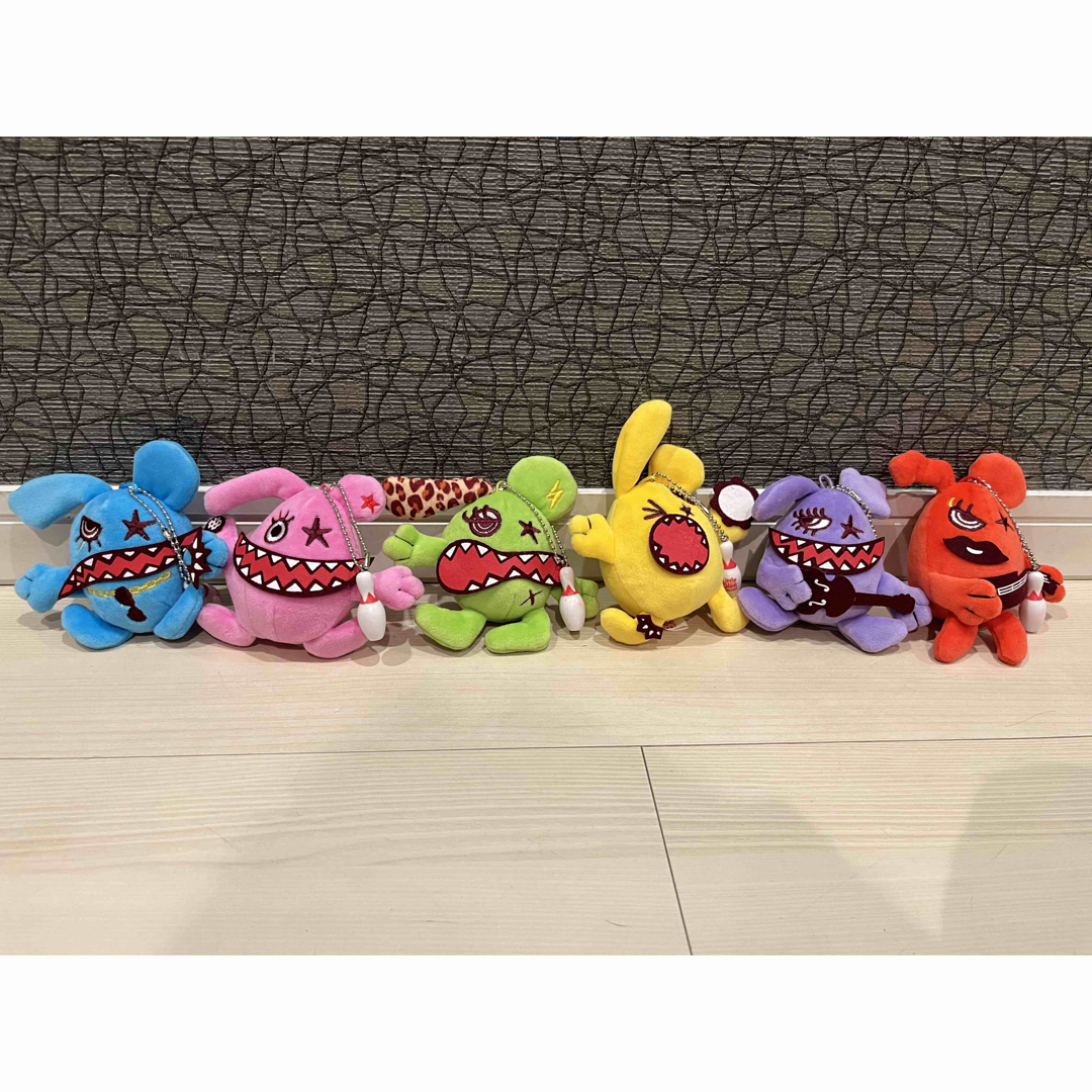 リトルグリーモンスターとラウンドワン コラボ限定商品マスコット 6個