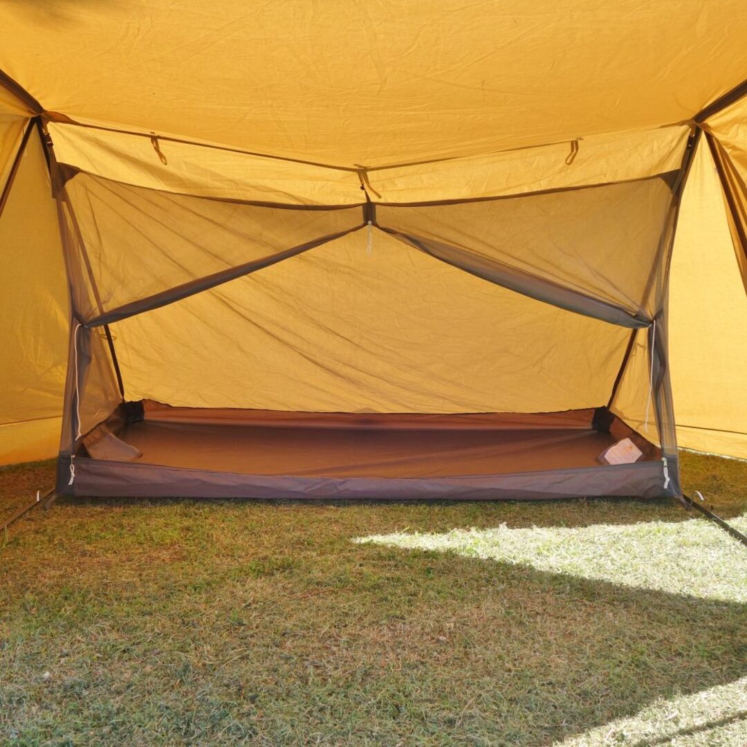 美品 バンドック BUNDOK ソロベース EX BDK-79EX TCSB 二股ポール 2本