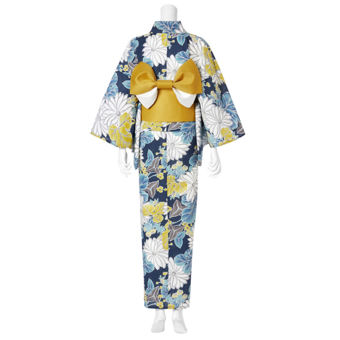 水彩菊浴衣セット[gi1218] | レディースファッション通販のグレイル