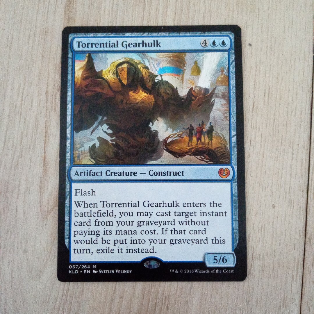 マジック：ザ・ギャザリング - ☆奔流の機械巨人 英語1枚の通販 by