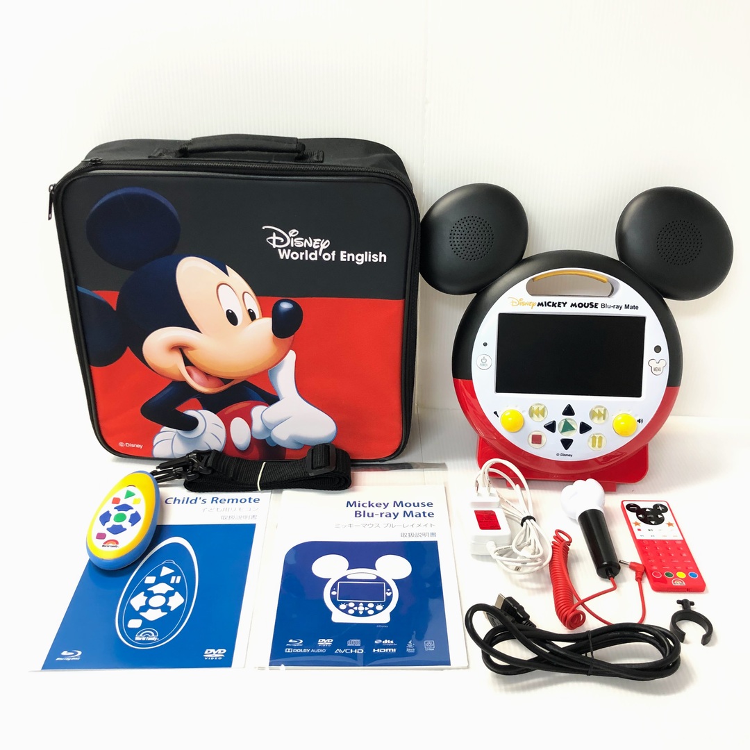 DWE ミッキーマウスブルーレイメイト 本体＋リモコン 動作確認済 DWE