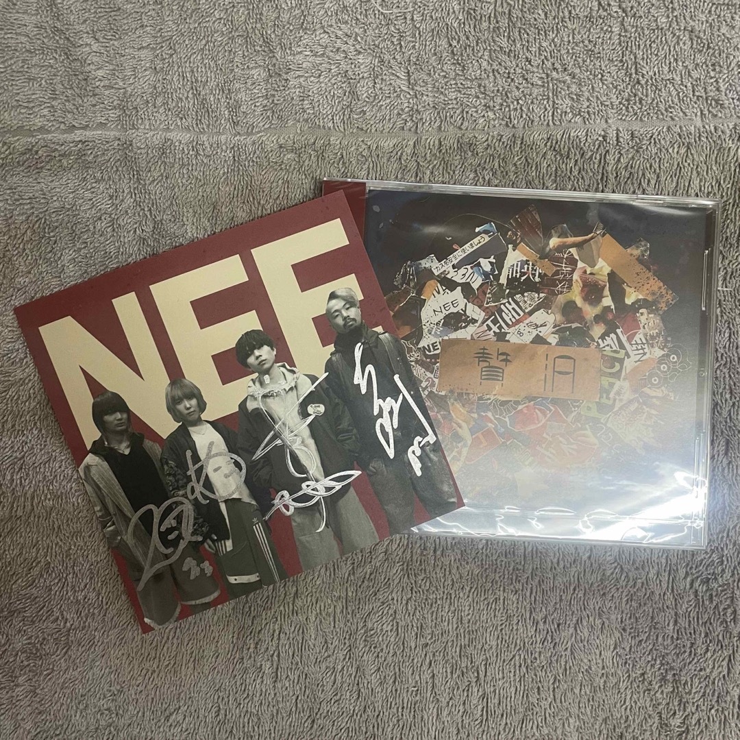 NEE アルバム 直筆サインジャケット付きの通販 by yoo｜ラクマ