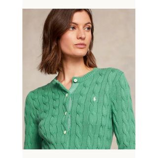 POLO RALPH LAUREN（カーディガン ・ グリーン・カーキ/緑色系）の