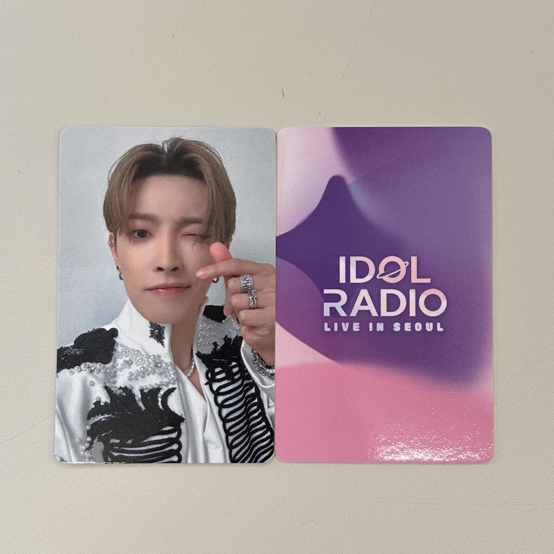 ATEEZ ホンジュン アドラ 韓国 アイドルラジオ ソウル トレカの通販 by