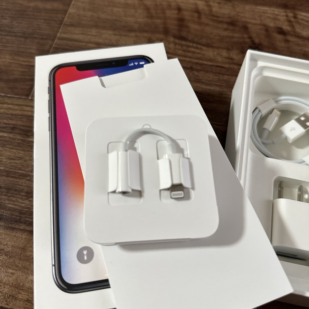 iPhone - Apple アップル iPhoneX 256GB スペースグレイ MQC12J の通販