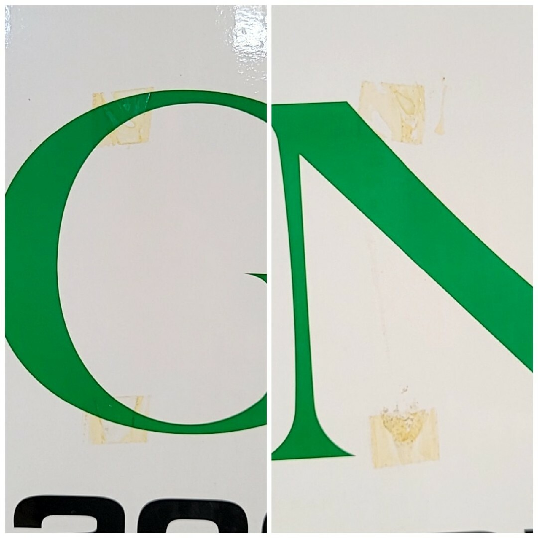 B'z - B'z 特大 パネル スタンド ポスター 告知 2002年 GREEN 希少品の