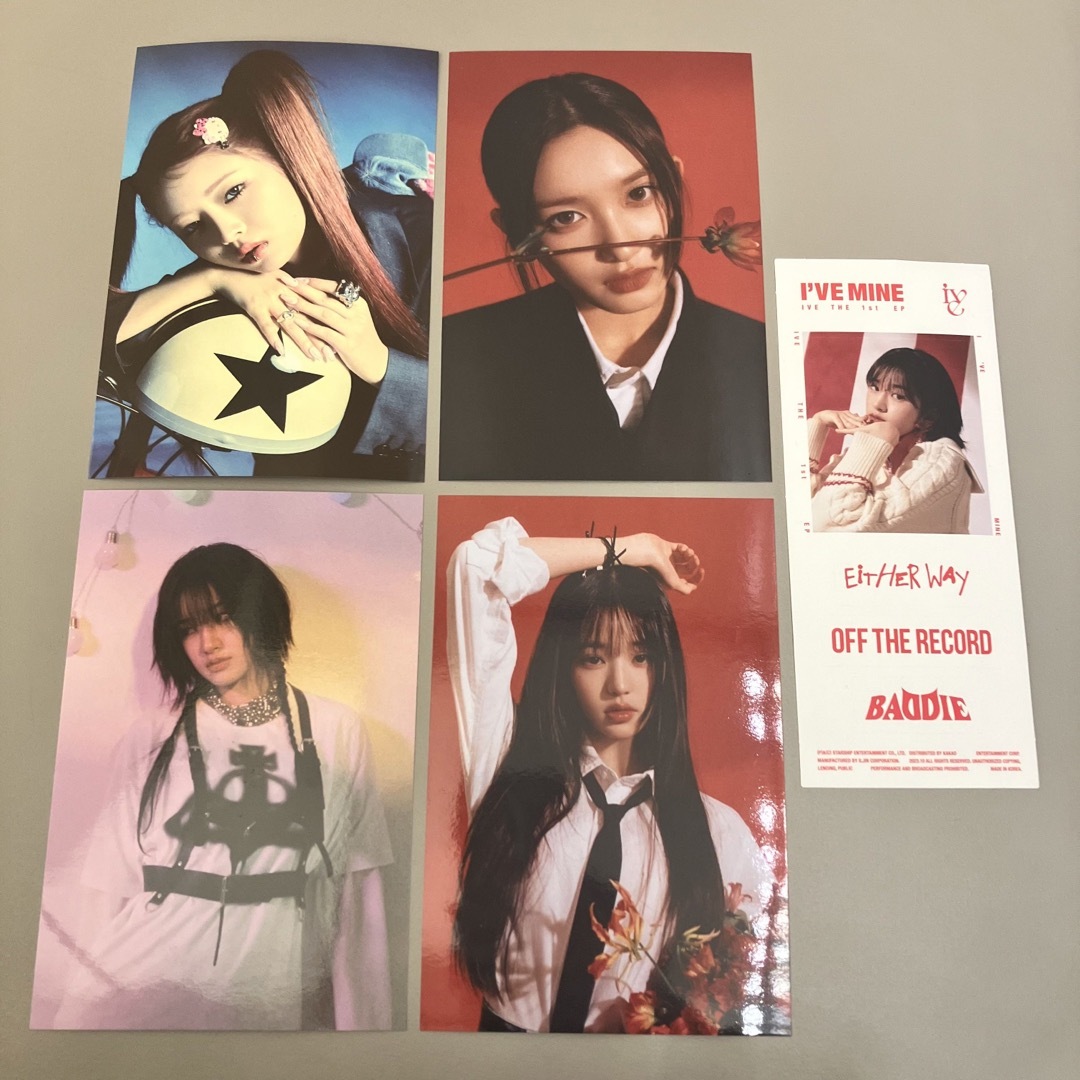 IVE I'VE会場限定mine 特典 ウォニョントレカ 5枚