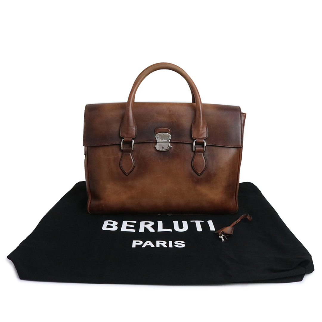 最新 定価72.6万円 ベルルッティ エミーオ ￼スクリットレザーブリーフ