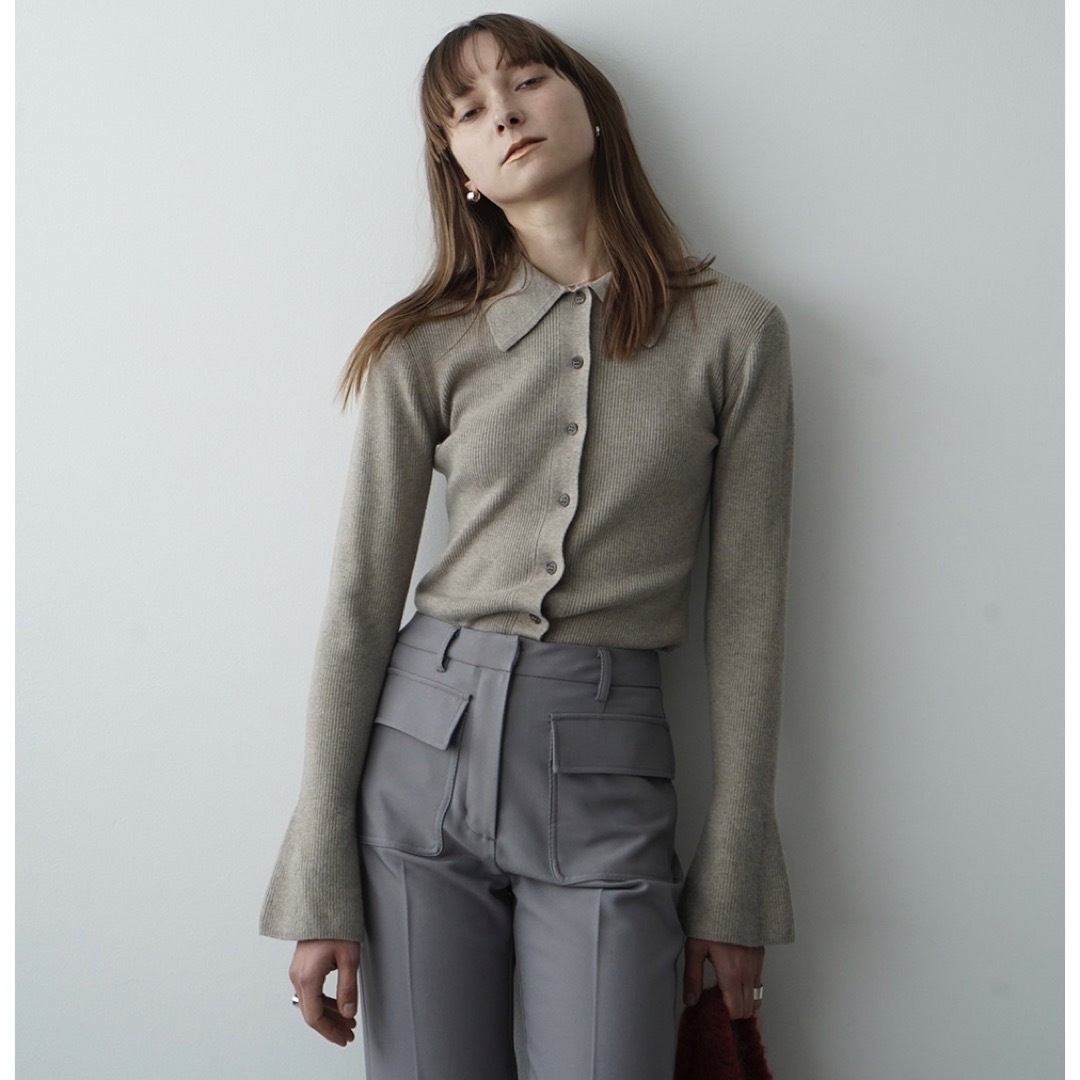 CLANE - 専用 CLANE COLLAR RIB CARDIGAN BEIGEの通販 by ayapowa's