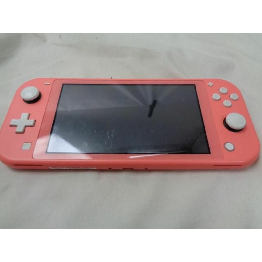 動作品 液晶美品 ニンテンドースイッチライト 本体 箱付き コーラル