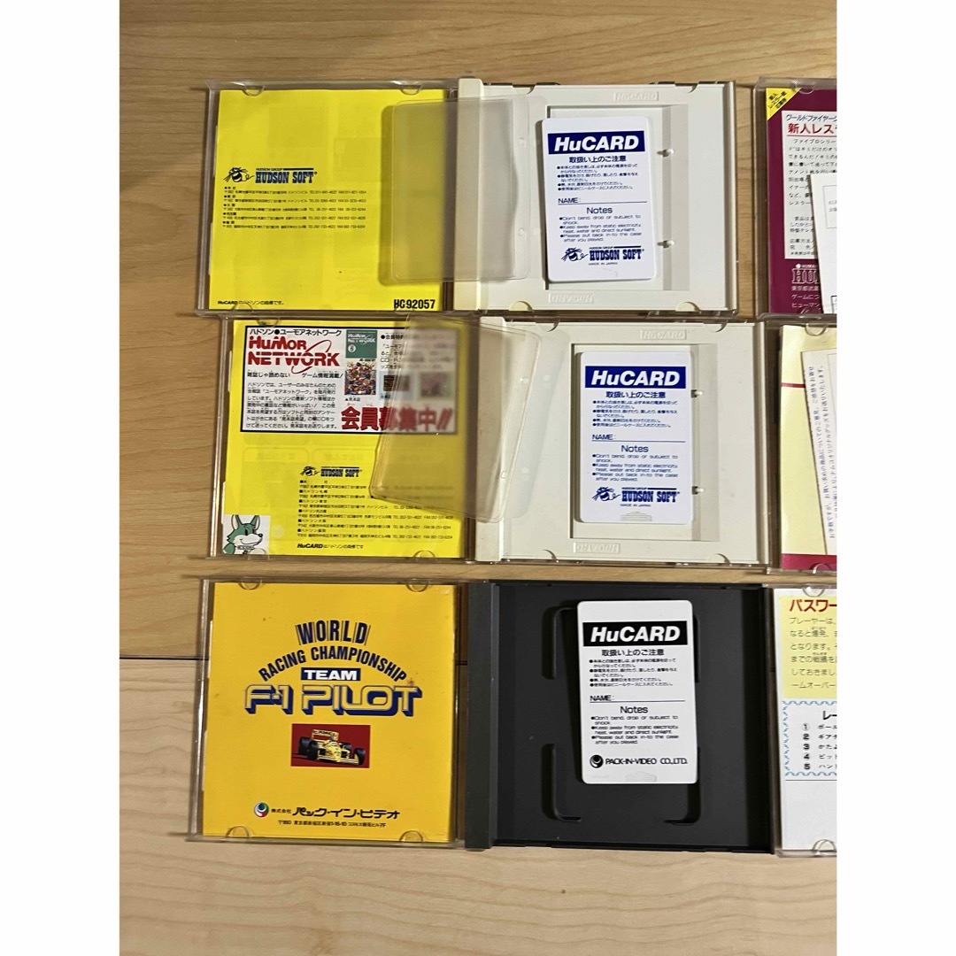 PCエンジン ソフト hu card CD-ROMの通販 by シン's shop｜ラクマ