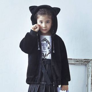 ANNA SUI mini - ANNASUI アナスイ 猫耳 ファーブルゾンの通販 by