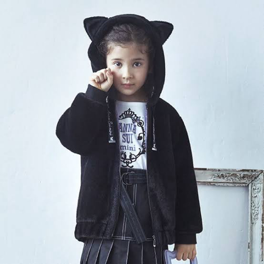 ANNA SUI mini - ANNASUI アナスイ 猫耳 ファーブルゾンの通販 by